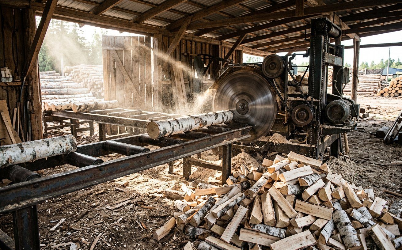 Распил по длине — Дрова-В-Мешках